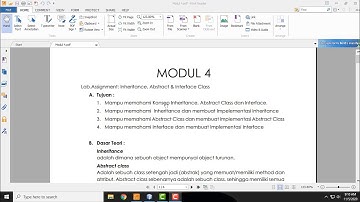 Inheritance, Abstract dan Interface