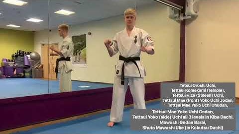 7th Kyu - Yellow Belt Kihon & Renraku - BKK Mountain Ash