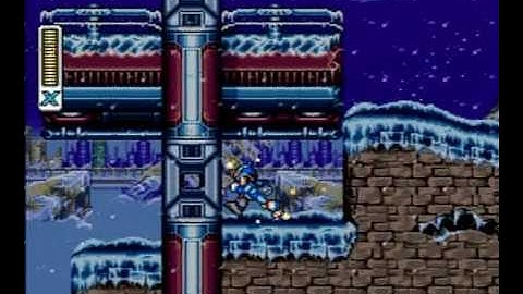 Mega Man X3 - 100% part 1 - Anime Opening + Intro Stage + Blizzard Buffalo