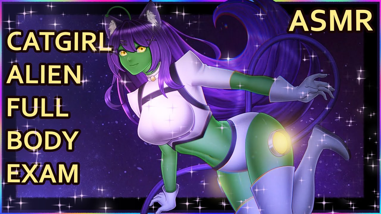 Alien Catgirl Experiments on You | ASMR | Personal Attention |  [ear rubs] [unintelligible whispers]
