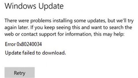 Fix Error 0x80240034 Update Failed to Download While Updating Windows 10