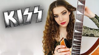 KISS - I Was Made for Lovin&#39; You (guitar cover + SOLO) | Sonia Anubis