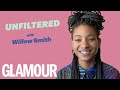 Willow smith on growing up with famous parents  her new poppunk era   glamour unfiltered