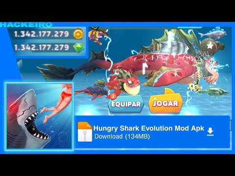 Hungry Shark Evolution Mod Dinheiro Infinito V 9.7.0 Atualizado