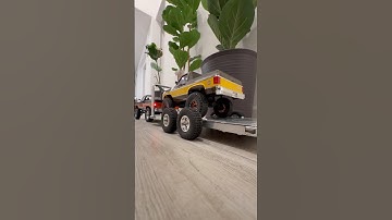 Building my First Gooseneck Trailer #rc #trailer #build #4x4 #custom