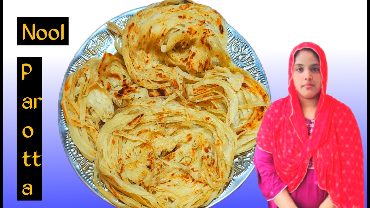 Nool Parotta | Thread Parotta Recipe | Lachha Paratha | Soft Layered ...