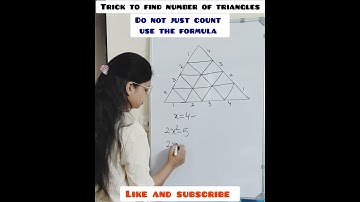 Trick to find number of triangles #maths #shorts #vedicmathstricksforfastcalculation