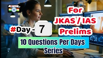 10 Questions Per Day KAS Series Day - 7 || KAS Prelims Mock Test MCQ