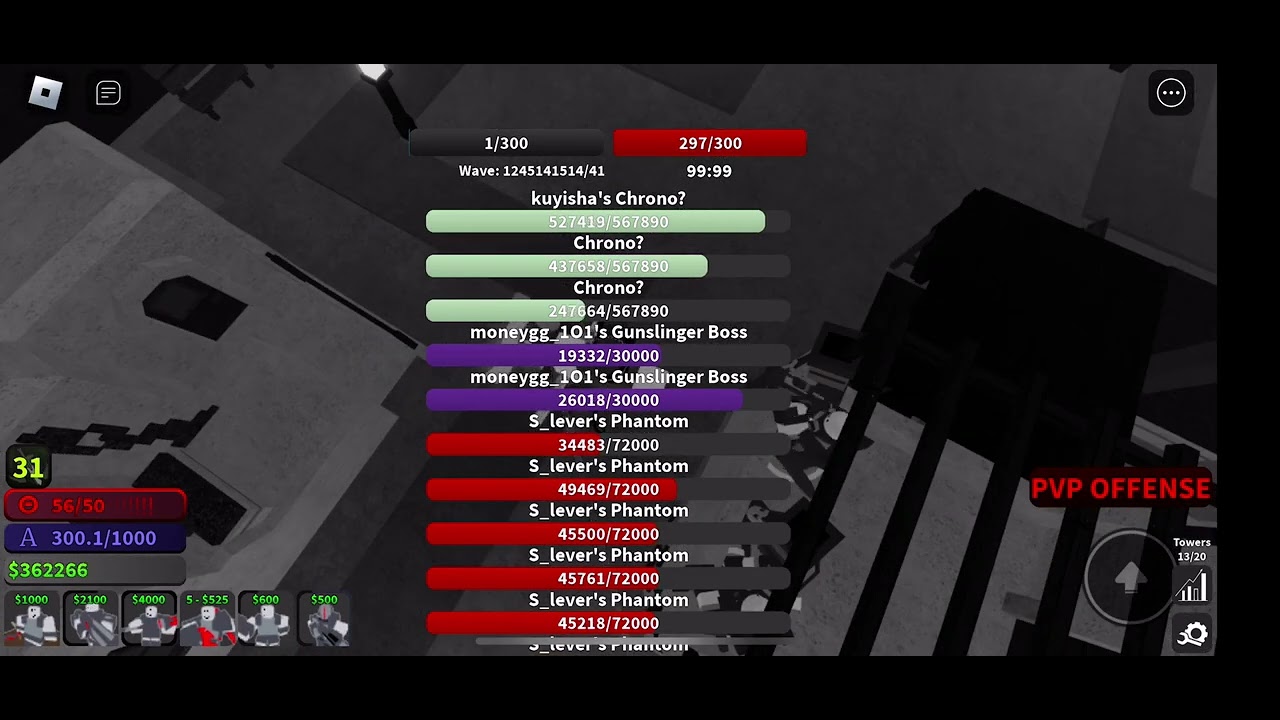 Roblox critical tower defense hidden wave moment YouTube