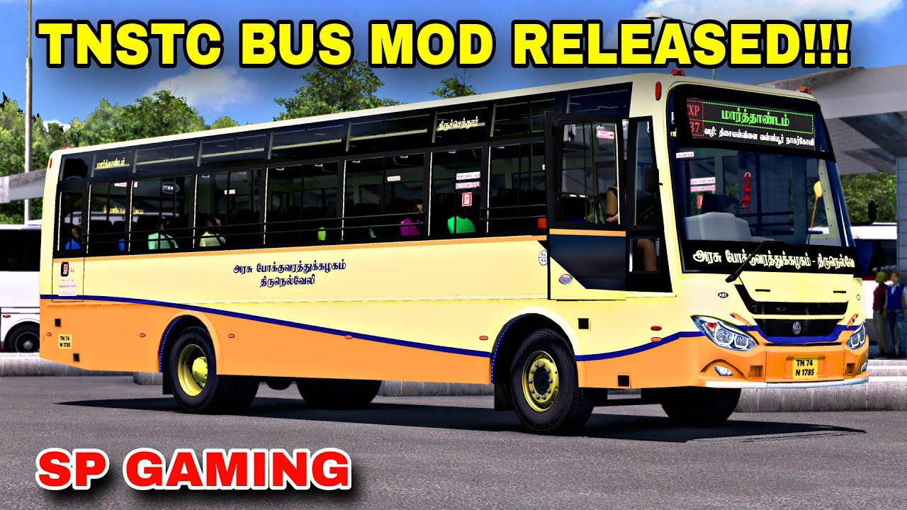 🎀🤩💯TNSTC PROTOTYPE BUS MOD RELEASED||SP GAMING🔥