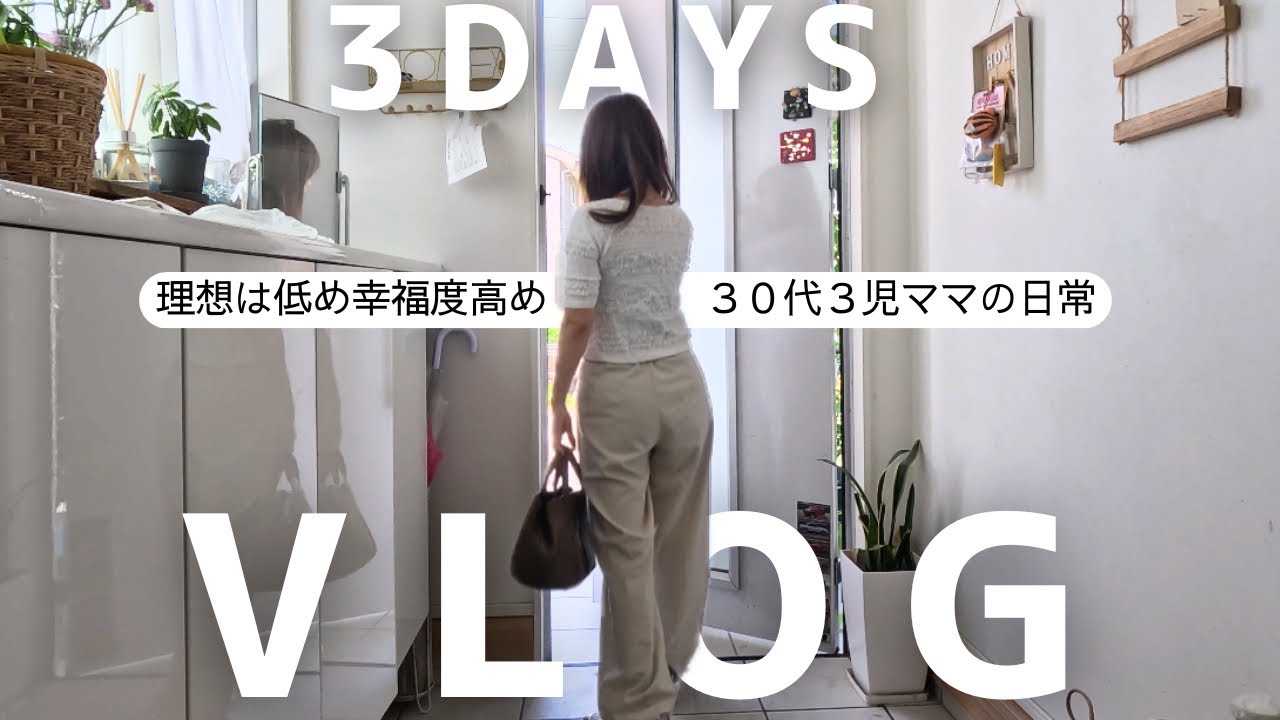 【主婦VLOG】総額6万円購入品&収納|汚すぎたバッグの中身紹介|叫ぶ2歳と時々静寂な主婦の日常