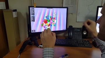 Developer Preview of Leap Motion feature in Blend4Web 17.08
