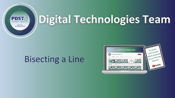Bisecting a line