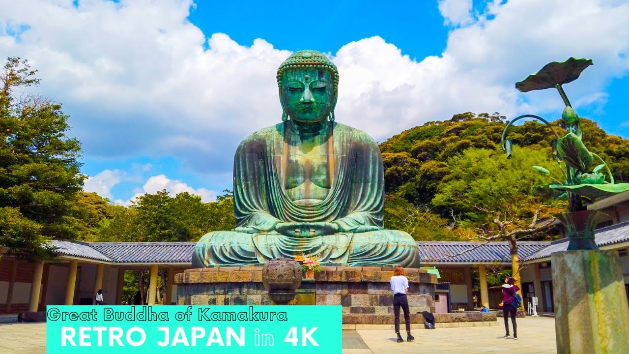 Kamakura, Japan 4K walk 🇯🇵 To the Great Buddha of Kamakura - (鎌倉散策&大仏 ...