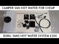 Cheap Hot Water For Camper Vans/Motorhomes - Bobil Vans Diesel Water Heater System