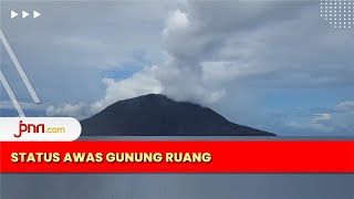 Gunung Ruang di Sulawesi Utara Kembali Erupsi
