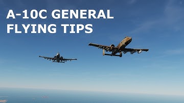 DCS World Tutorials - A-10C Warthog - General Flying tips