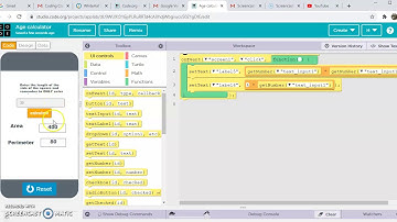 Area & Perimeter Calculator through coding