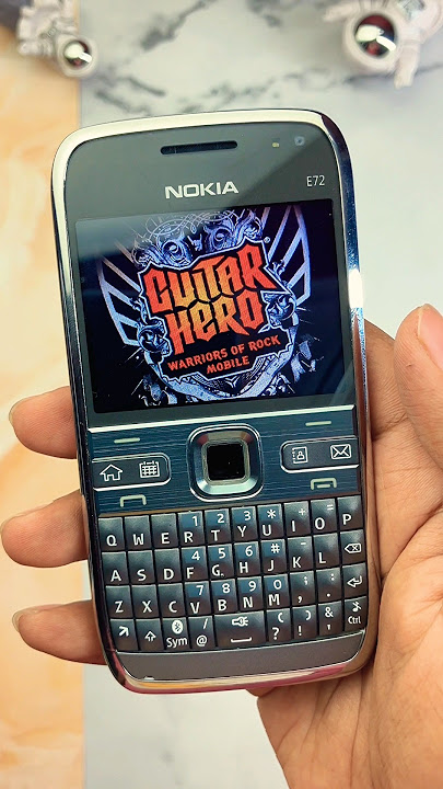 POV: Playing JAVA Games on Nokia E72 From 2009