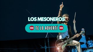 LOS MESONEROS - Te Lo Advertií  🎤🎸🥁🦎 (Concierto en Lollapalooza 2024)