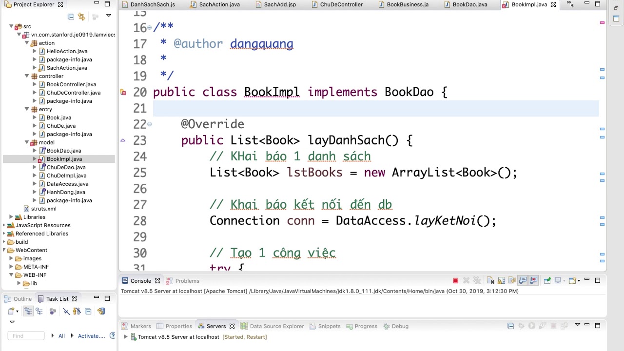[Stanford]Học java web nâng cao: Hoàn thiện project Bookstore sử dụng ...