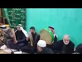 السادة البو مليس الرفاعية الموسويه مولد الرسول الاعظم في تكية السيد امجد ابو تاج 