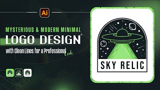 How To Design a Travel Brand Logo with Sky & Relic Themes | Adventure Logo in Adobe Illustrator