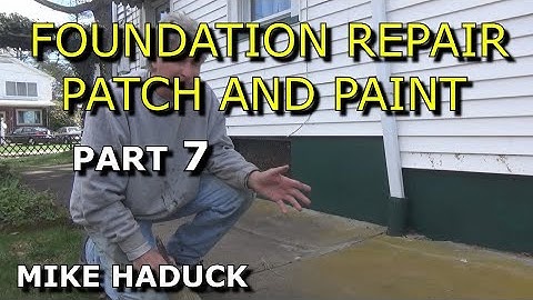 FOUNDATION REPAIR (part 7) Mike Haduck