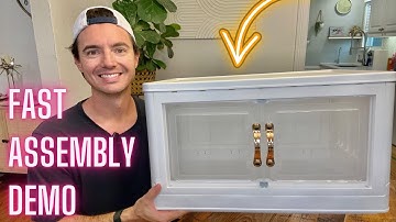 Siriric Large Plastic Folding Storage Bin ASSEMBLY TUTORIAL