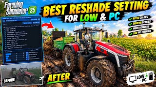 FS25 ReShade Tutorial | Best Graphics Settings for Low PC 