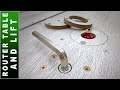 Router Table Insert Plate and Router Lift Build - DIY - Part 1