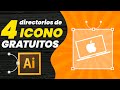 🏆Los 4 mejores DIRECTORIOS de ICONOS WEB 2020 (100% GRATUITOS)