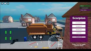 roblox Phoenix peterbilt 320 scorpion side loader