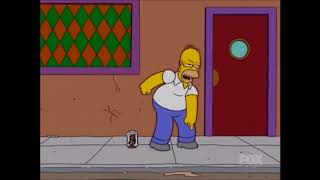 Drunk Homer dances to yodeling walmart boy