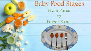 Baby food stages - From Puree to Finger foods
