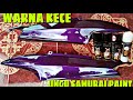 Warna ungu kece dark purplish blue met uc+tc y9014 finishing clear 2k01 | samurai paint