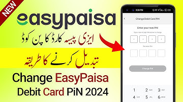 How to Change Easypaisa ATM Card PIN | Easypaisa debit card pin change Karne Ka Tarika