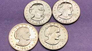 $22,000 United States 1981 Susan B Anthony Dollar US Coin