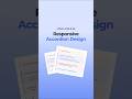 Responsive Accordion HTML CSS JavaScript