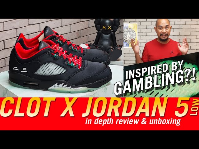 Clot X Jordan 5 Low (Jade Anthracite Review & On Feet & Unboxing