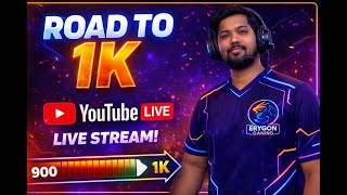 ROAD TO 1K 🔥 23rd Live Stream | Help Me Reach 1000 Subscribers ❤️#LiveStream #LiveStreaming #Suppor