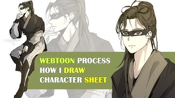 WEBTOON PROCESS | ArtVlog EP2 Character Design Part 2