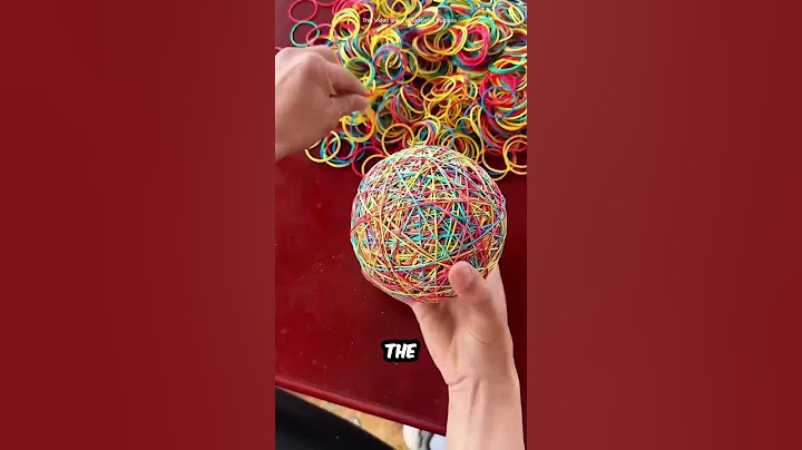 He Made a Ball from 10,000 Rubber Bands – Here's What Happened!