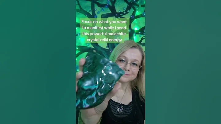 Reiki to manifest whatever you want.  ASMR Malachite crystal healing