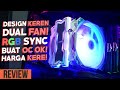 AIR Cooler Tower Dual FAN RGB Sync MURAH!😎 - Review Alseye M120D White Edition!