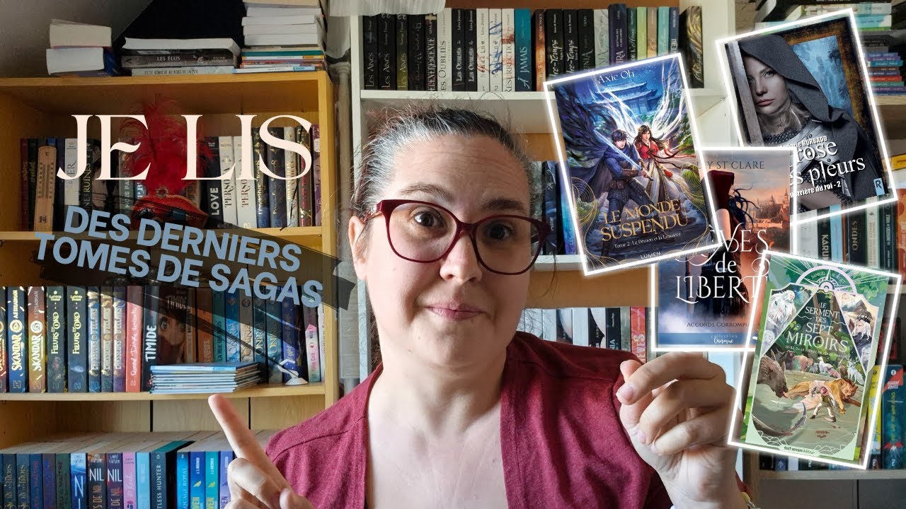 VLOG LECTURE - Je termine des sagas 📚