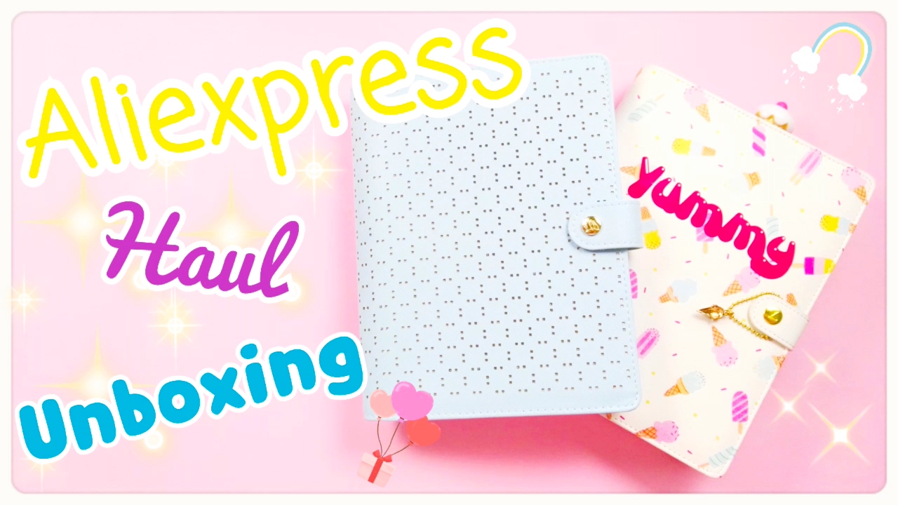 Haul - Unboxing Ordine Aliexpress Agende !!!