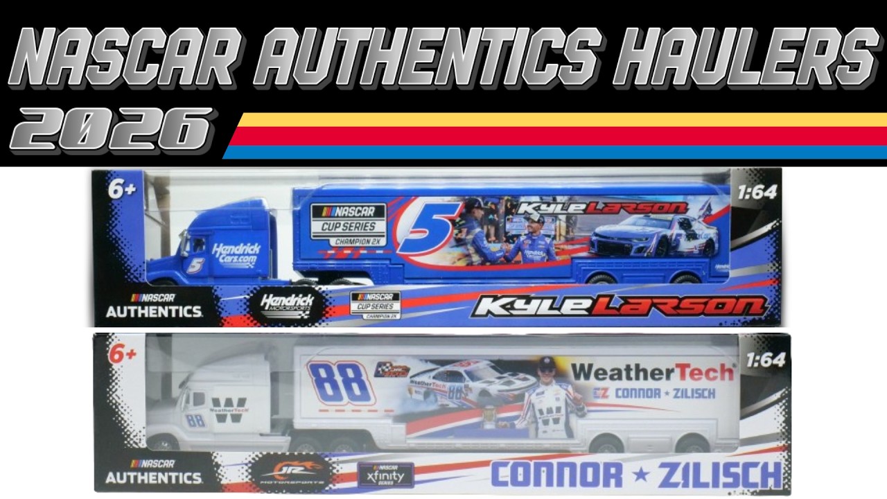 NEW 2026 NASCAR Authentics Haulers - YouTube