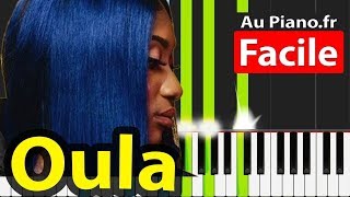 Aya Nakamura Oula Piano FACILE Tutorial (PAROLES LYRICS) chords