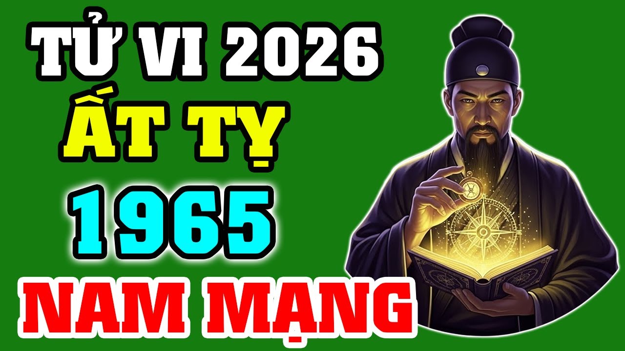 Tử Vi Năm 2026 Tuổi Ất Tỵ 1965 Nam Mạng | Tài Lộc Khai Mở, Công Danh Thăng Tiến